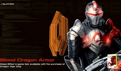 me2, mass effect 2, dragon age, blood dragon armor