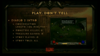 diablo 2, gameplay, story, play, don\'t tell