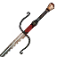 czerwony aedirński miecz stalowy, wiedźmin 2, witcher 2, miecze stalowe, wiedźmin 2 ekwipunek