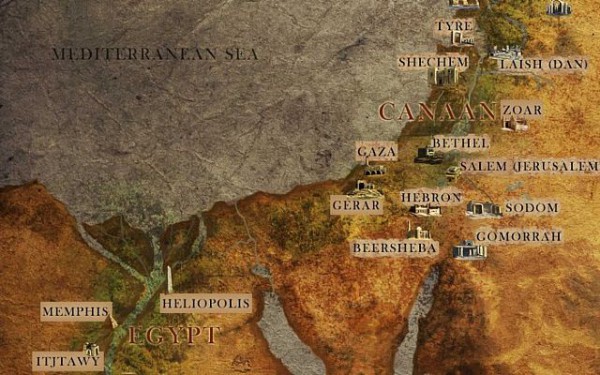 bible chronicles: the call of abraham, mapa świata, 