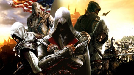 assassin's creed, desmond miles, altaïr, ezio