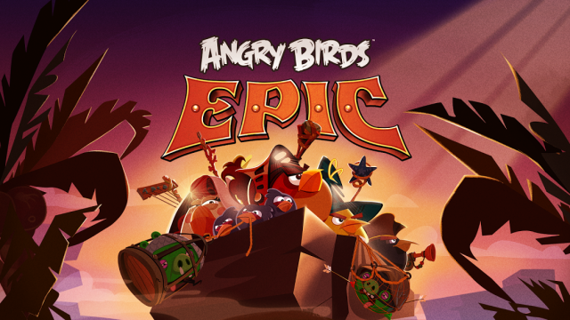 angry birds, epic, ptaki