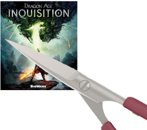 dragon age: inkwizycja, nożyczki