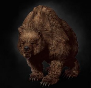 wiedźmin 3 bestiariusz, niedźwiedź