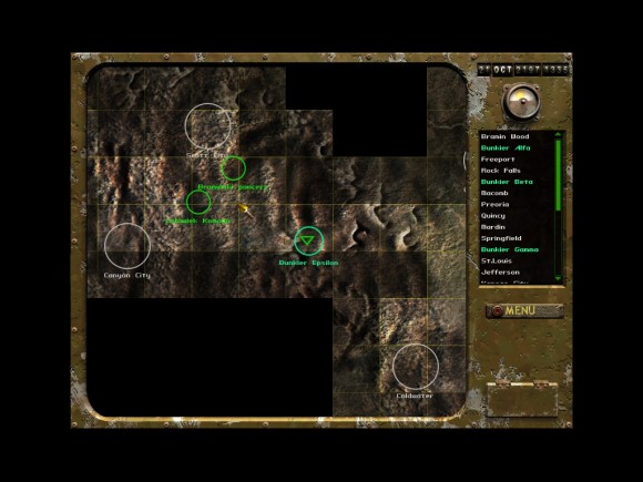 fallout tactics,mapa