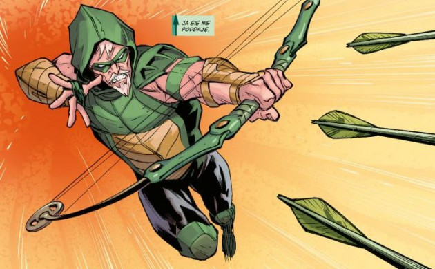 green arrow: szmaragdowy banita