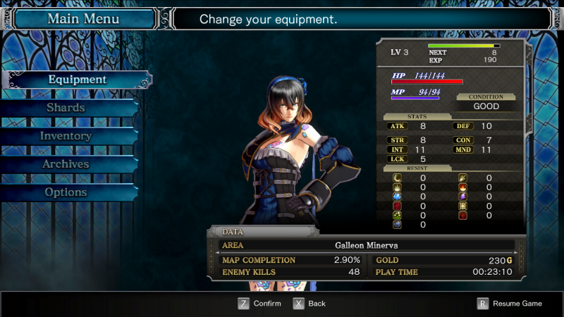 bloodstained: ritual of the night