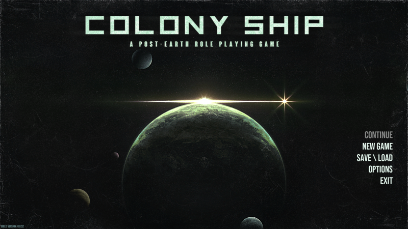 colony ship: a post-earth role playing game