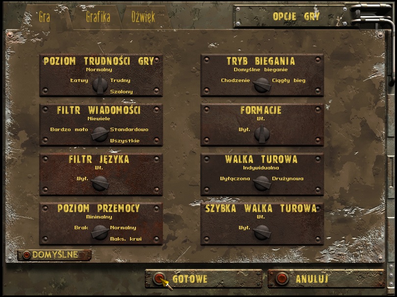The game are difficult. Difficulty игра. Option в игре. Fallout Tactics характеристики. Fallout Tactics русификатор 1c.